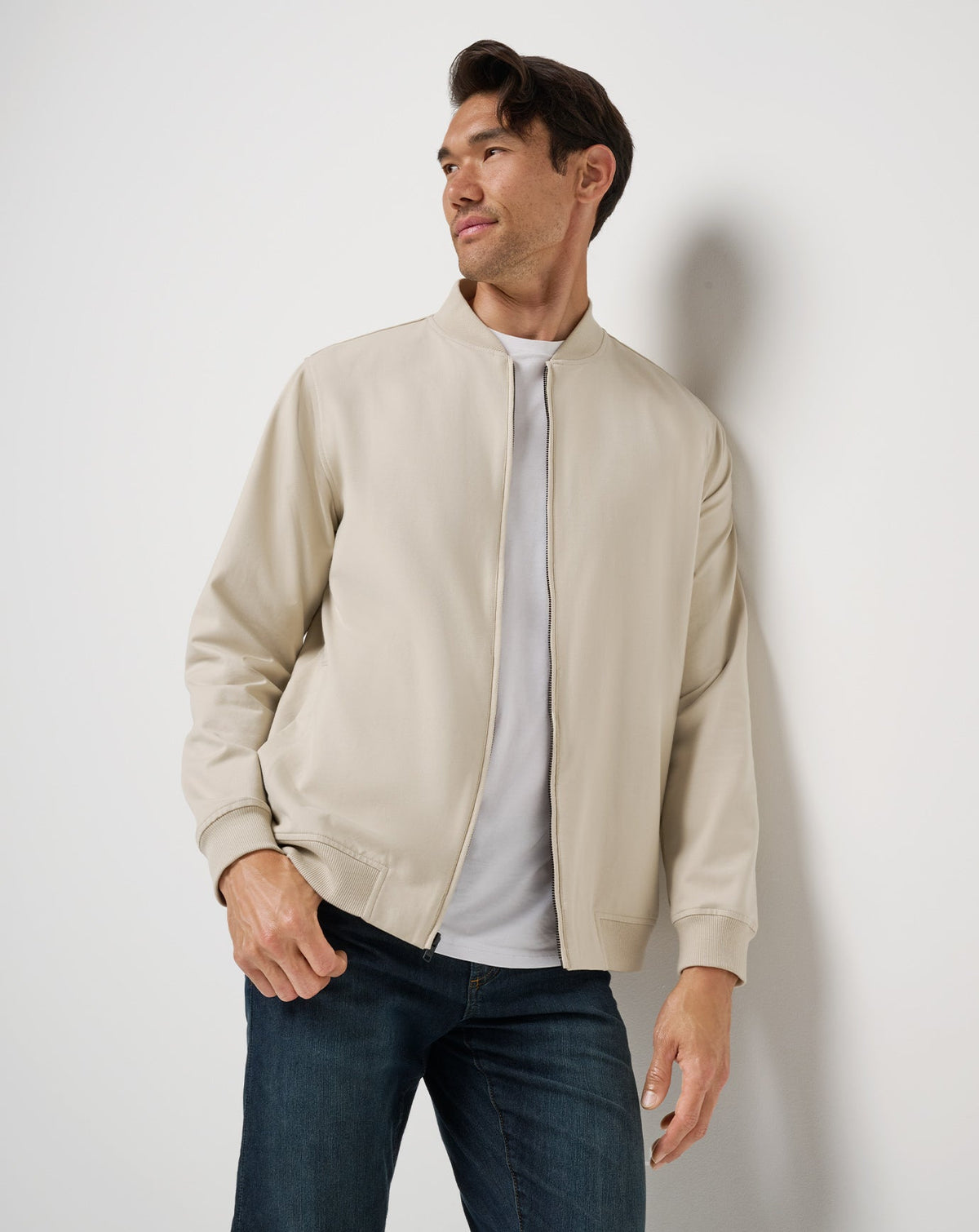 Travis Mathew For Sale Stretchknit Bomber Jacket Men