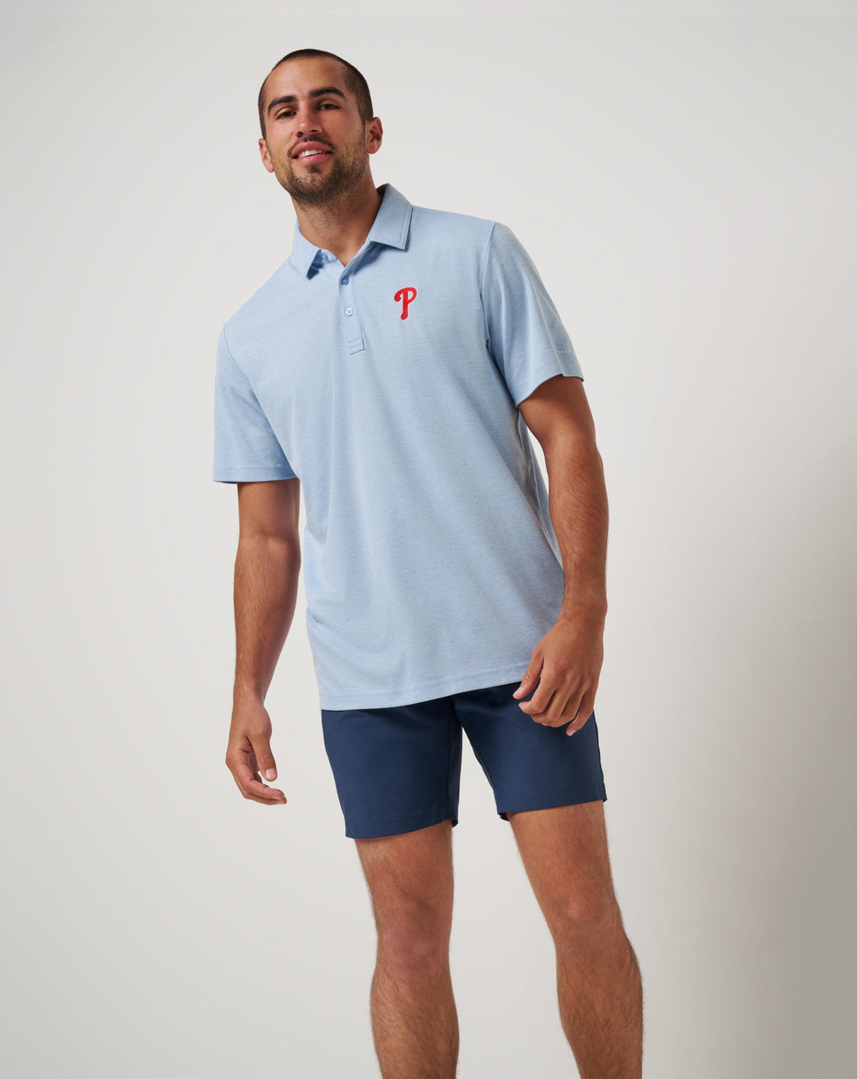 Travis Mathew Outlets Philadelphia Phillies Playoff Pitch Polo Men|Game Day|New