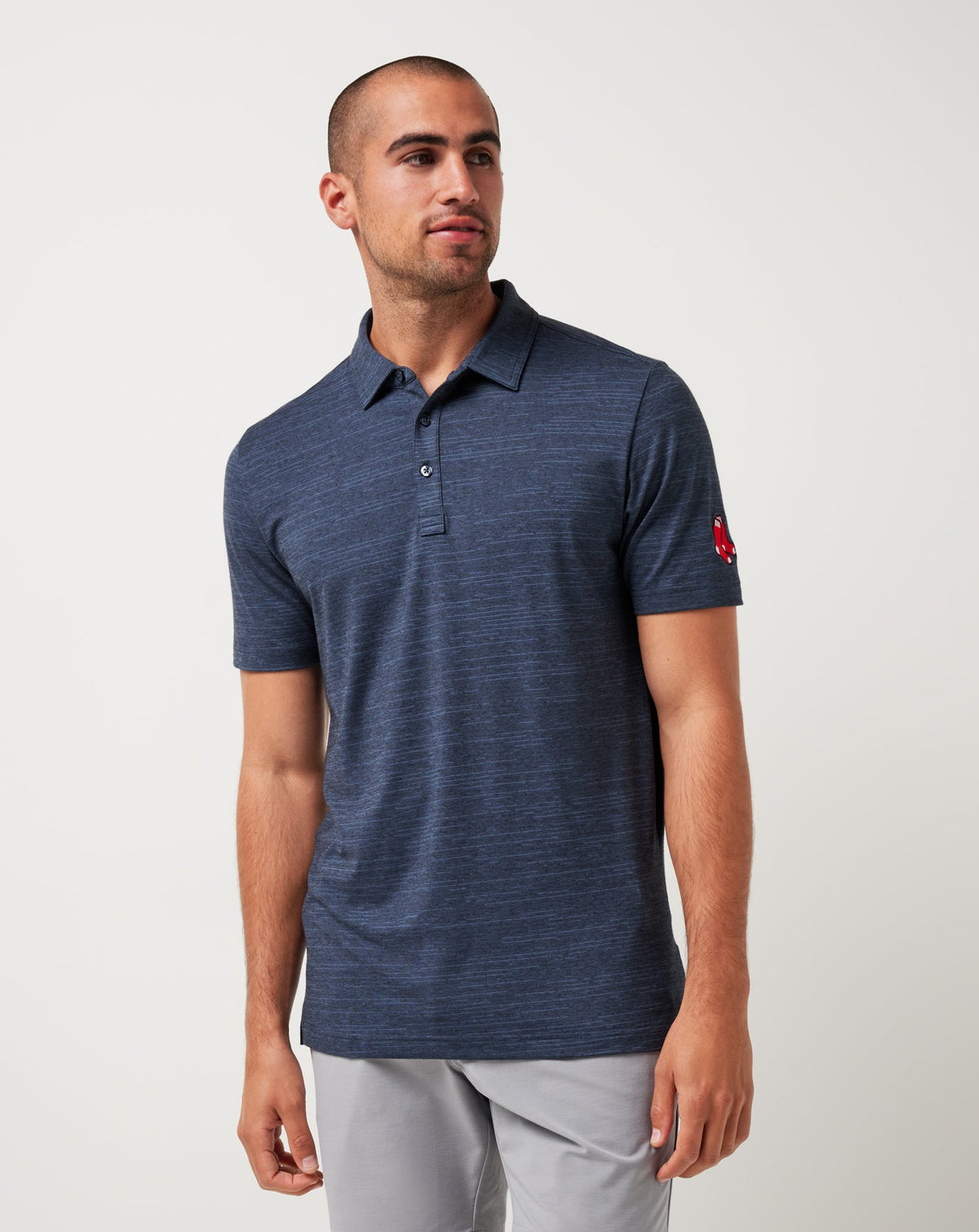 Travis Mathew Outlets Boston Red Sox The Heater Polo Men|Game Day|New