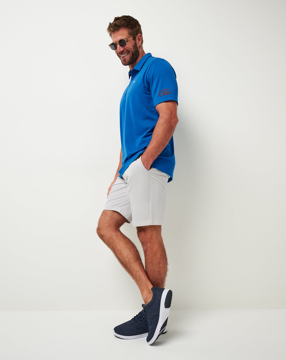 Travis Mathew US Chicago Cubs Club Rules Polo Men|Game Day|New