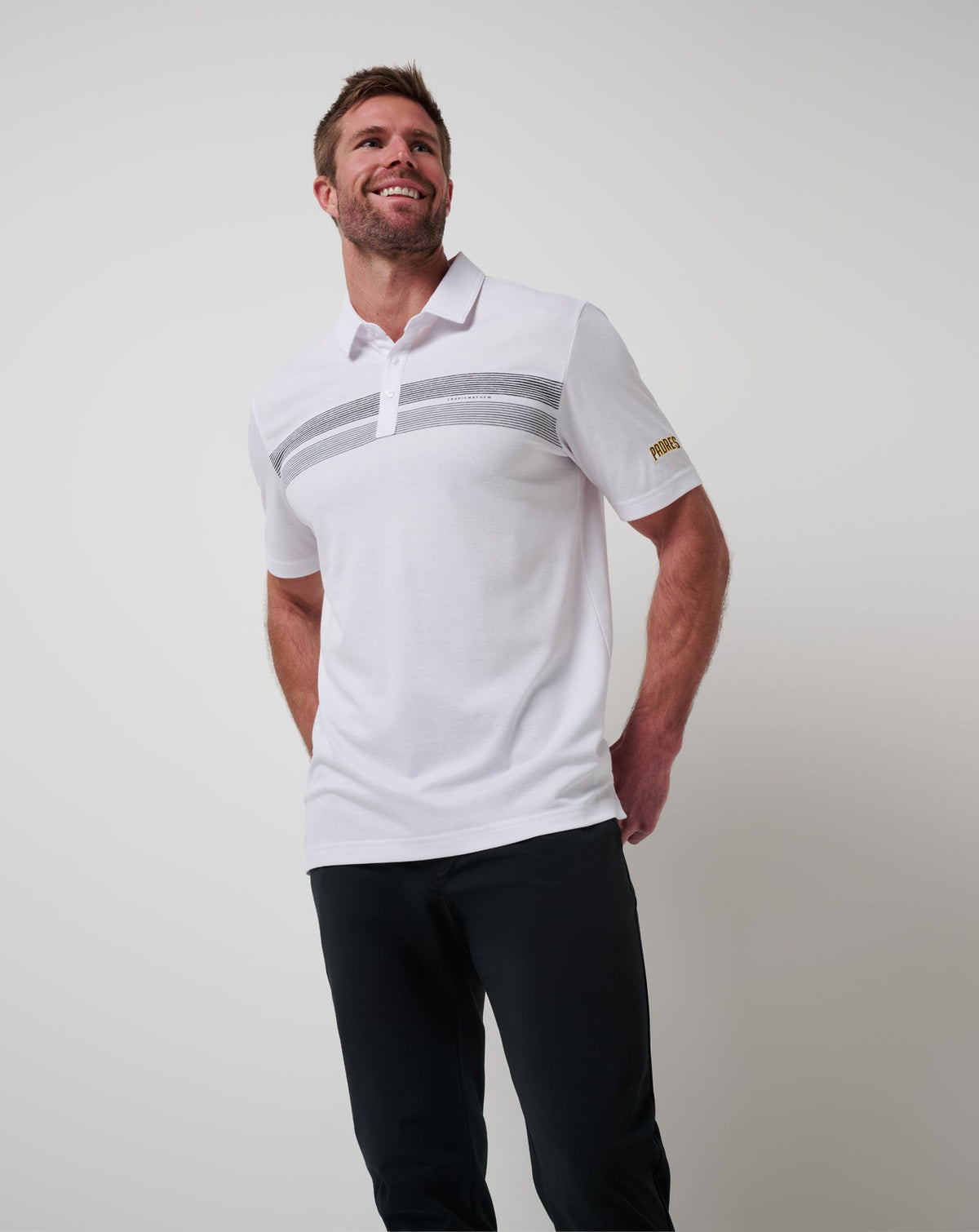 Travis Mathew Outlets San Diego Padres Top Recruit Polo Men|Game Day|New