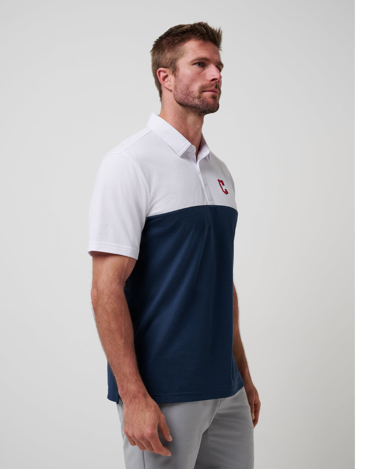 Travis Mathew Online Cleveland Guardians Home Run Leader Polo Men|Game Day|New