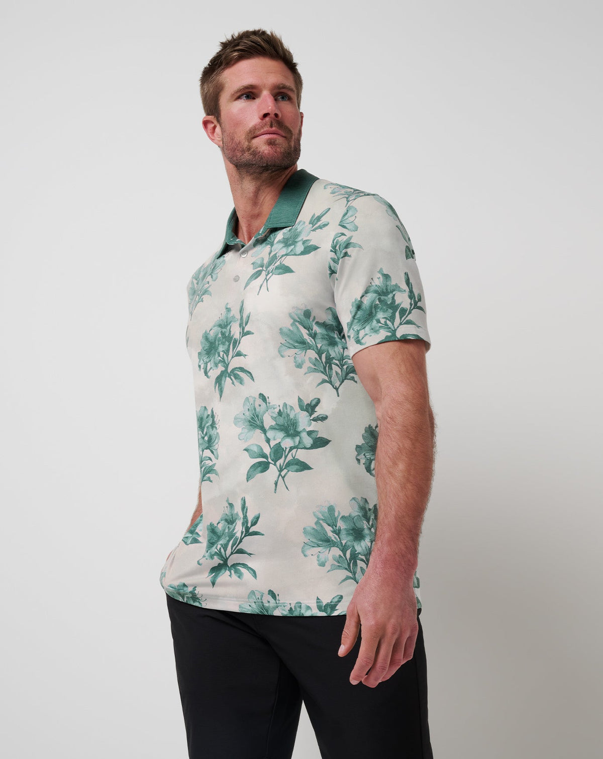 Travis Mathew Discount Featherweight Magnolia Polo Men|Golf