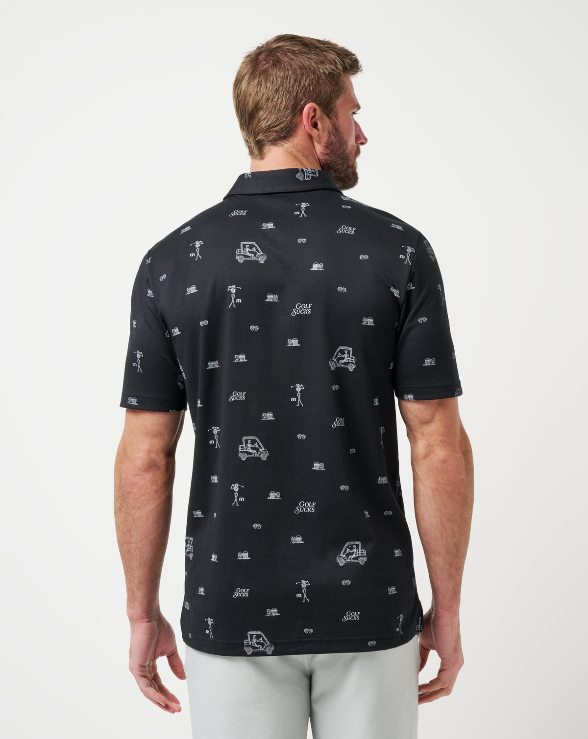 Travis Mathew Sale Golf Sucks Polo Men|Golf