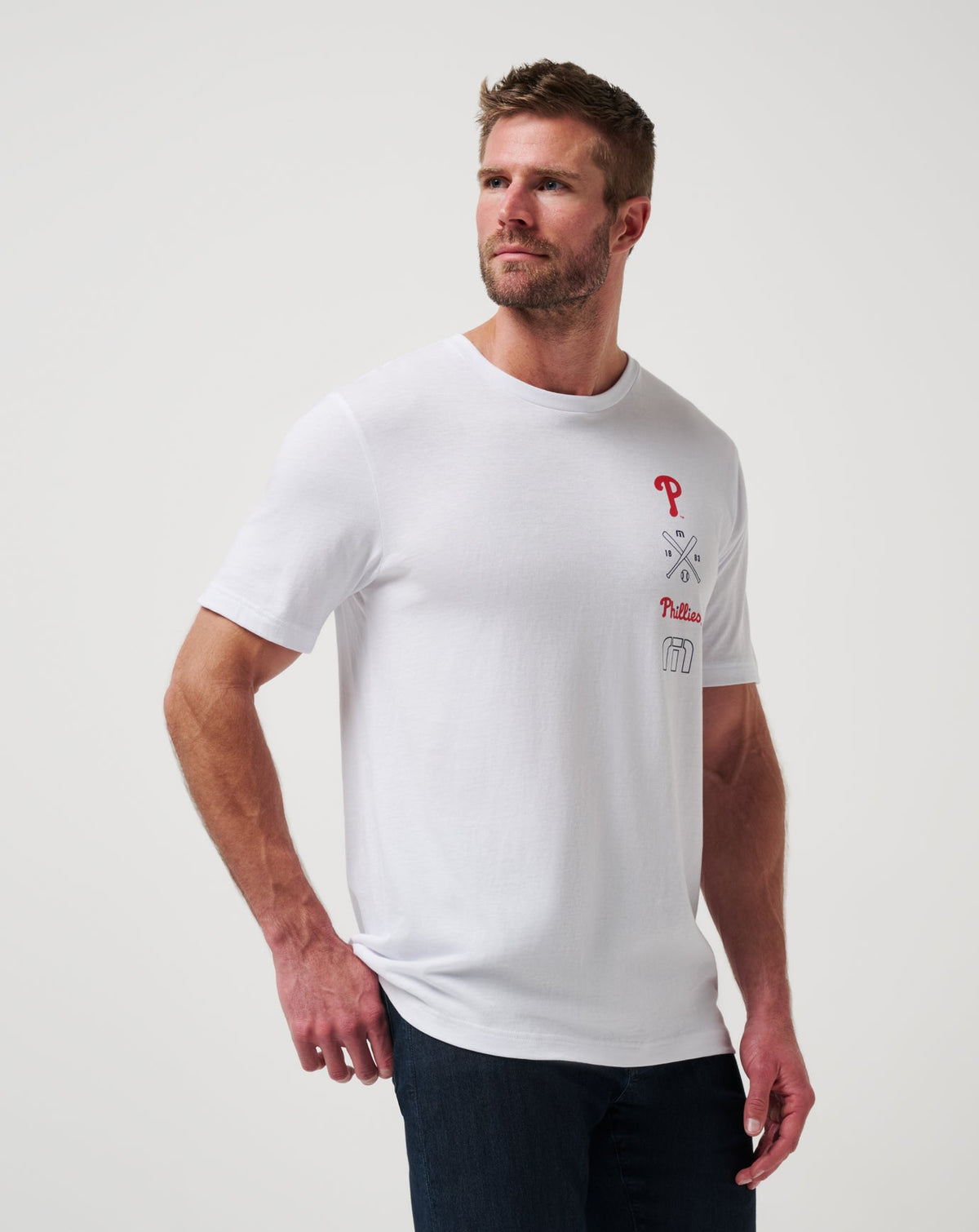 Travis Mathew Sale Philadelphia Phillies Sunset Slam 2.0 Tee Men|Game Day|New