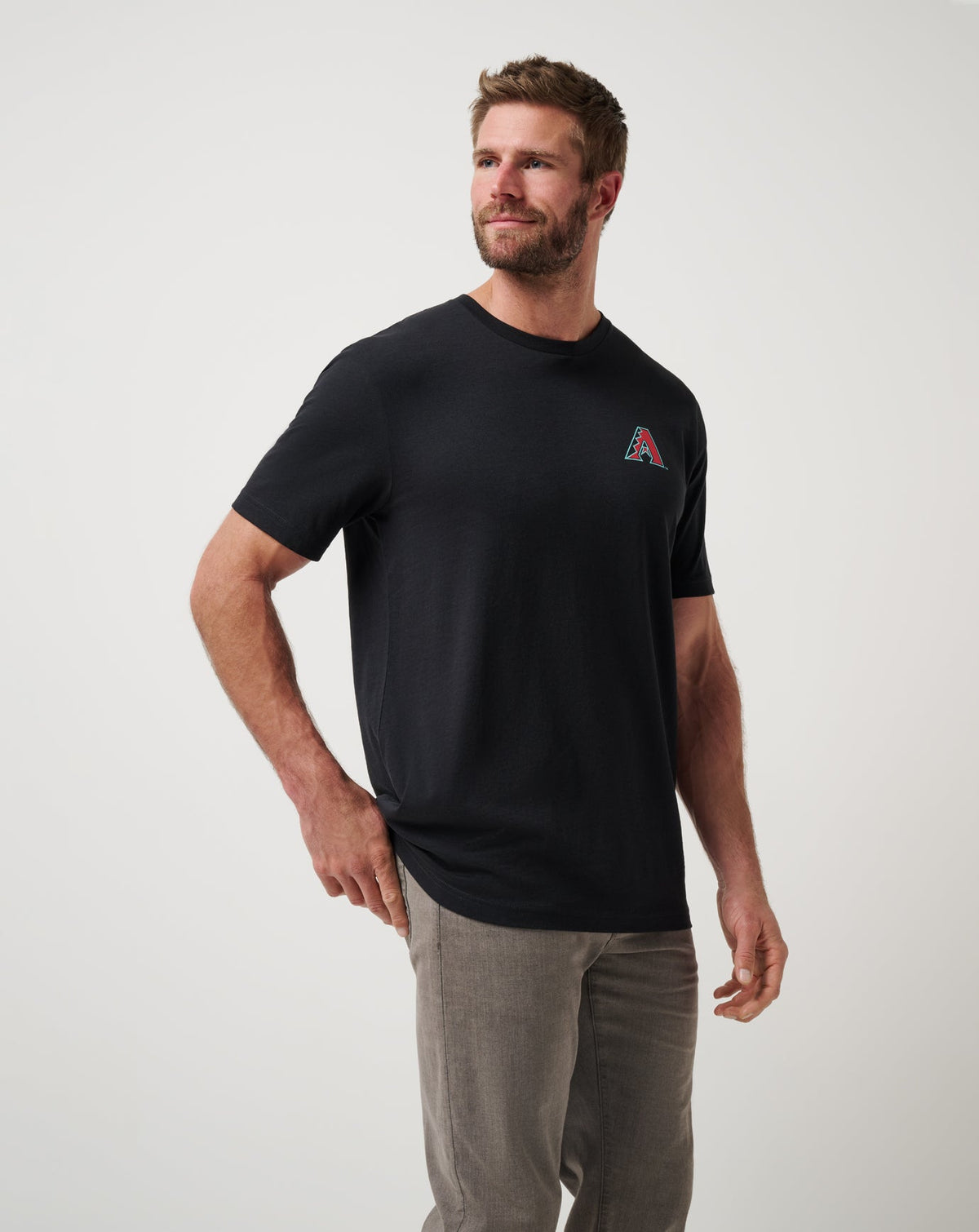 Travis Mathew Discount Arizona Diamondbacks Friendly Rivalry Tee Men|New