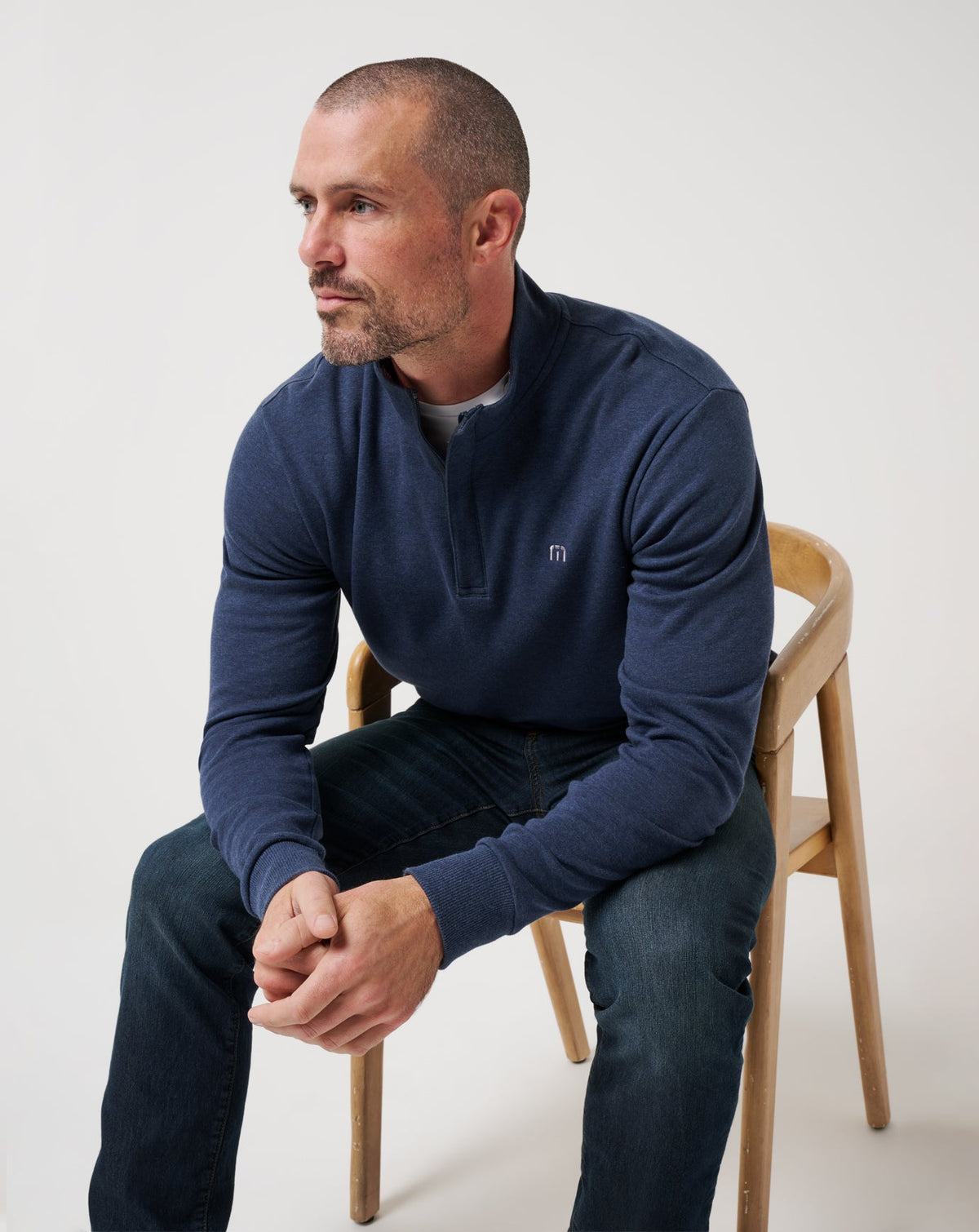 Travis Mathew Discount Cloud Quarter Zip 2.0 Men|Golf