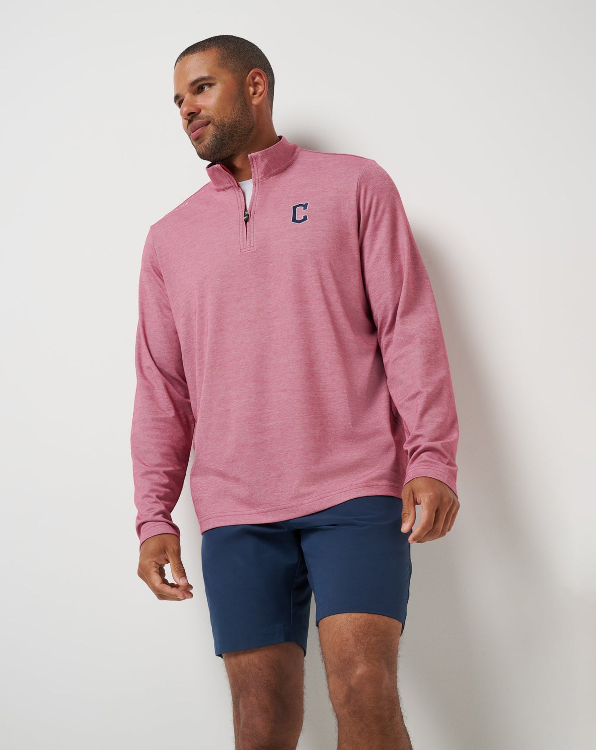 Travis Mathew US Cleveland Guardians Time To Tailgate Quarter Zip Men|Game Day|New