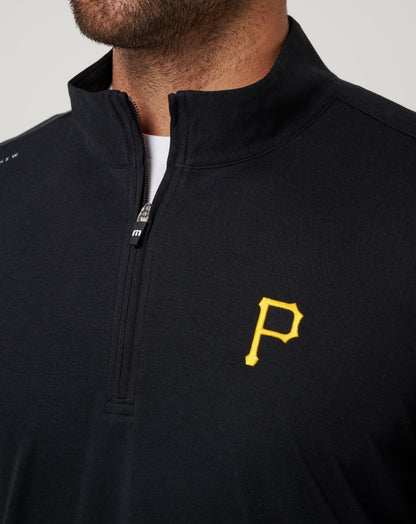 Travis Mathew Outlets Pittsburgh Pirates Time To Tailgate Quarter Zip Men|New