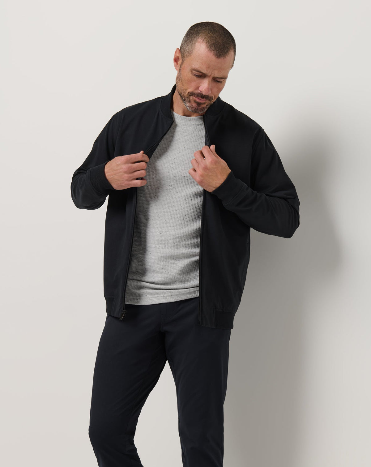 Travis Mathew For Sale Stretchknit Bomber Jacket Men