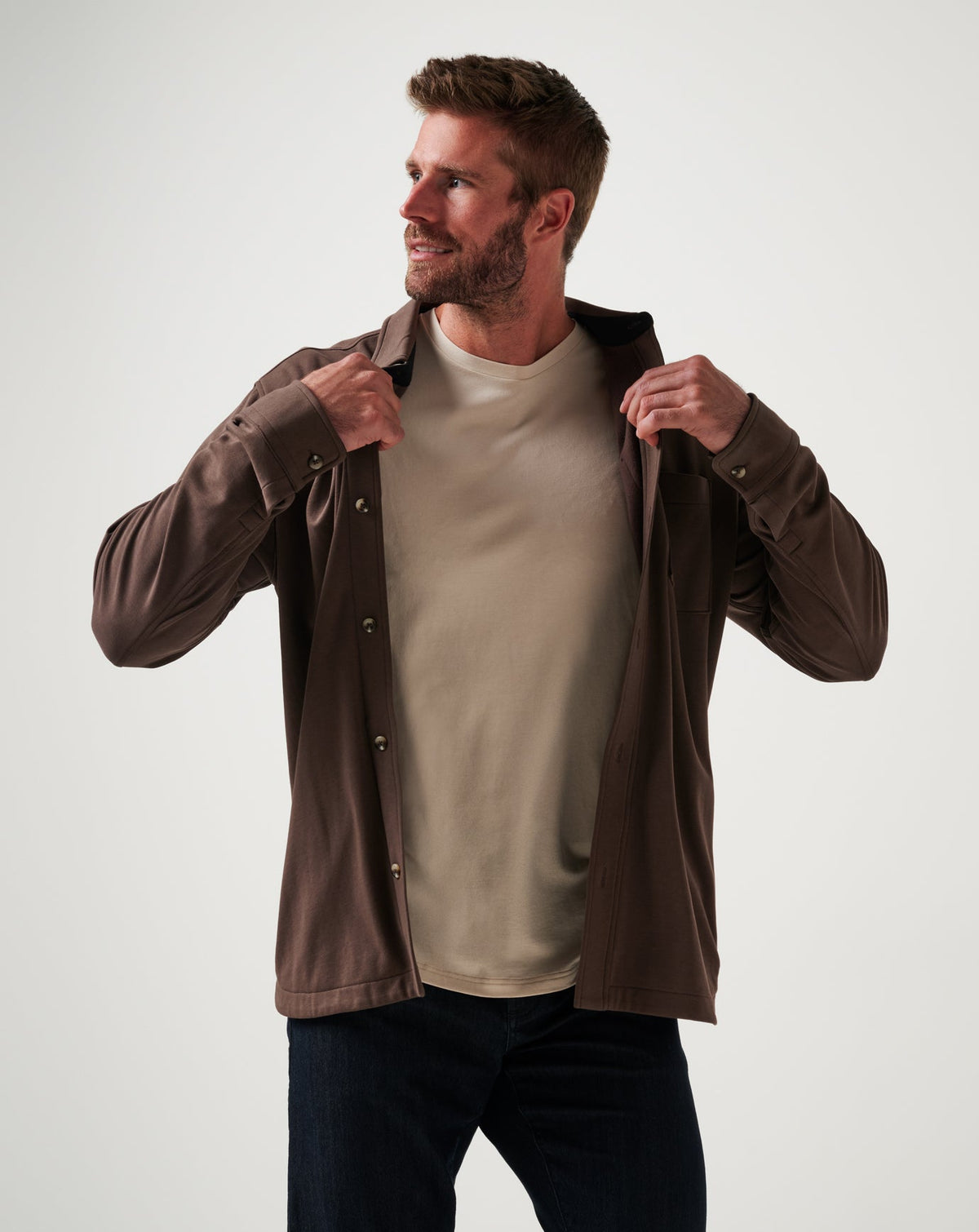 Travis Mathew For Sale Cloud Shirt Jacket Men