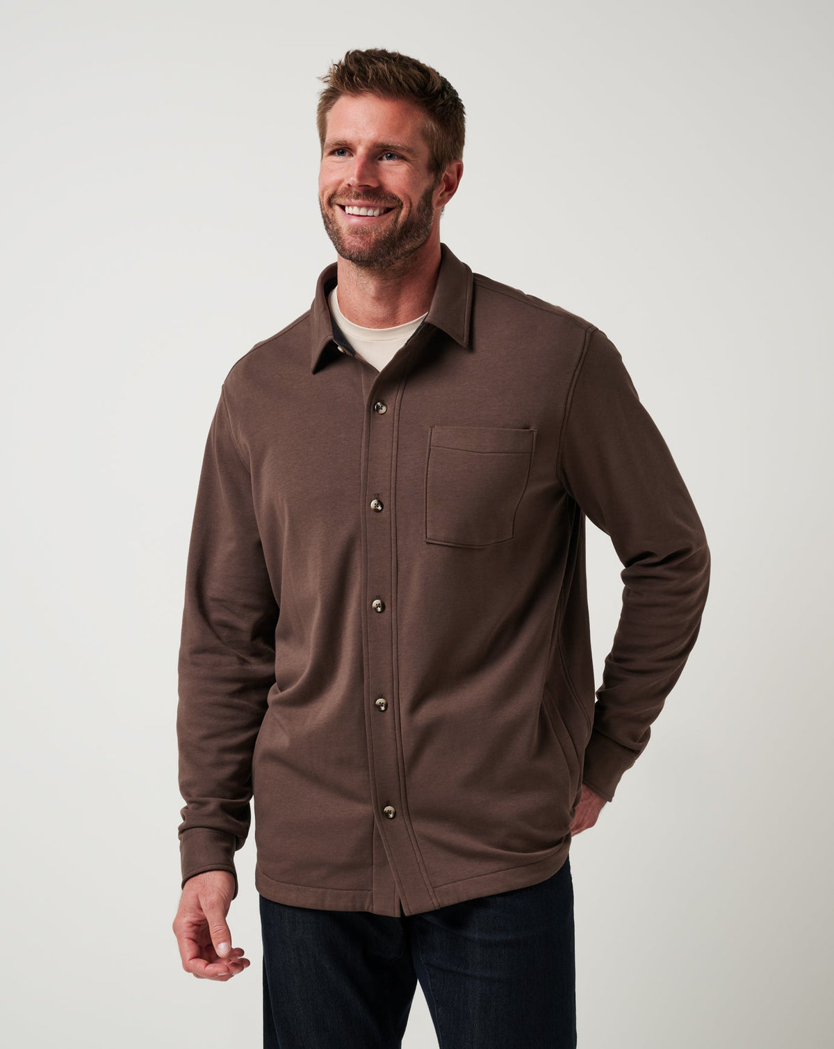 Travis Mathew For Sale Cloud Shirt Jacket Men