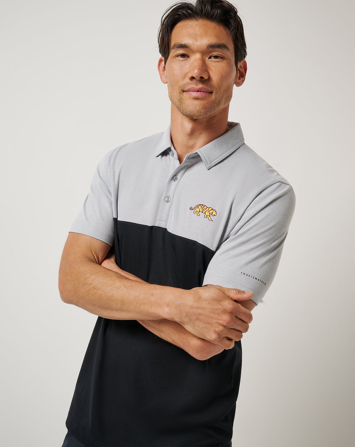Travis Mathew Discount LSU Drop Back Polo Game Day|New